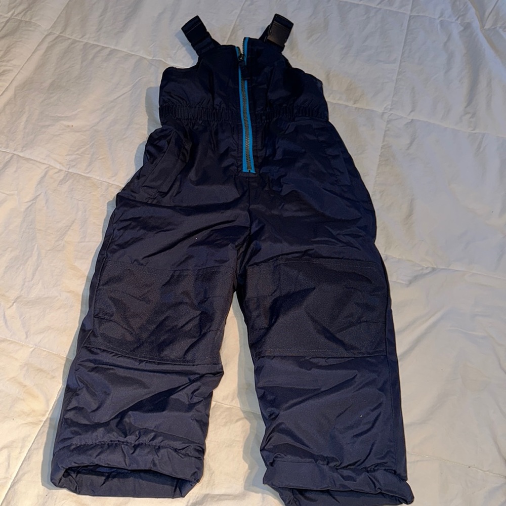 Wippette Kids Snow Bibs Pants Navy Blue Size 24 Months